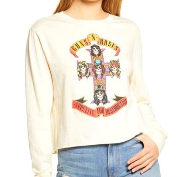Treasure & Bond Tops - 🔴SALE 3/$20🔴 Guns N Roses Long Sleeve Band Tee
